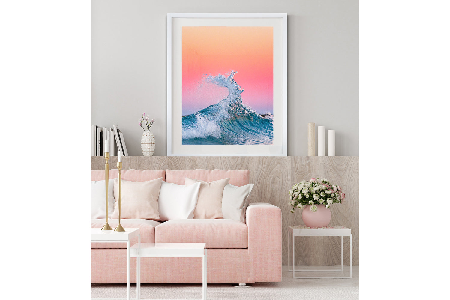 "Pink and Peach" - Fine Art Print