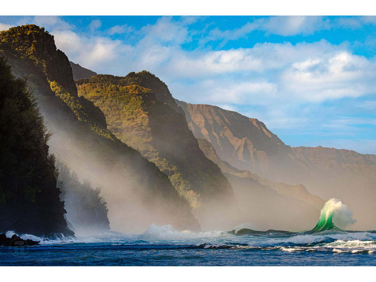 "Wave to the Mountains" - Fine Art Print