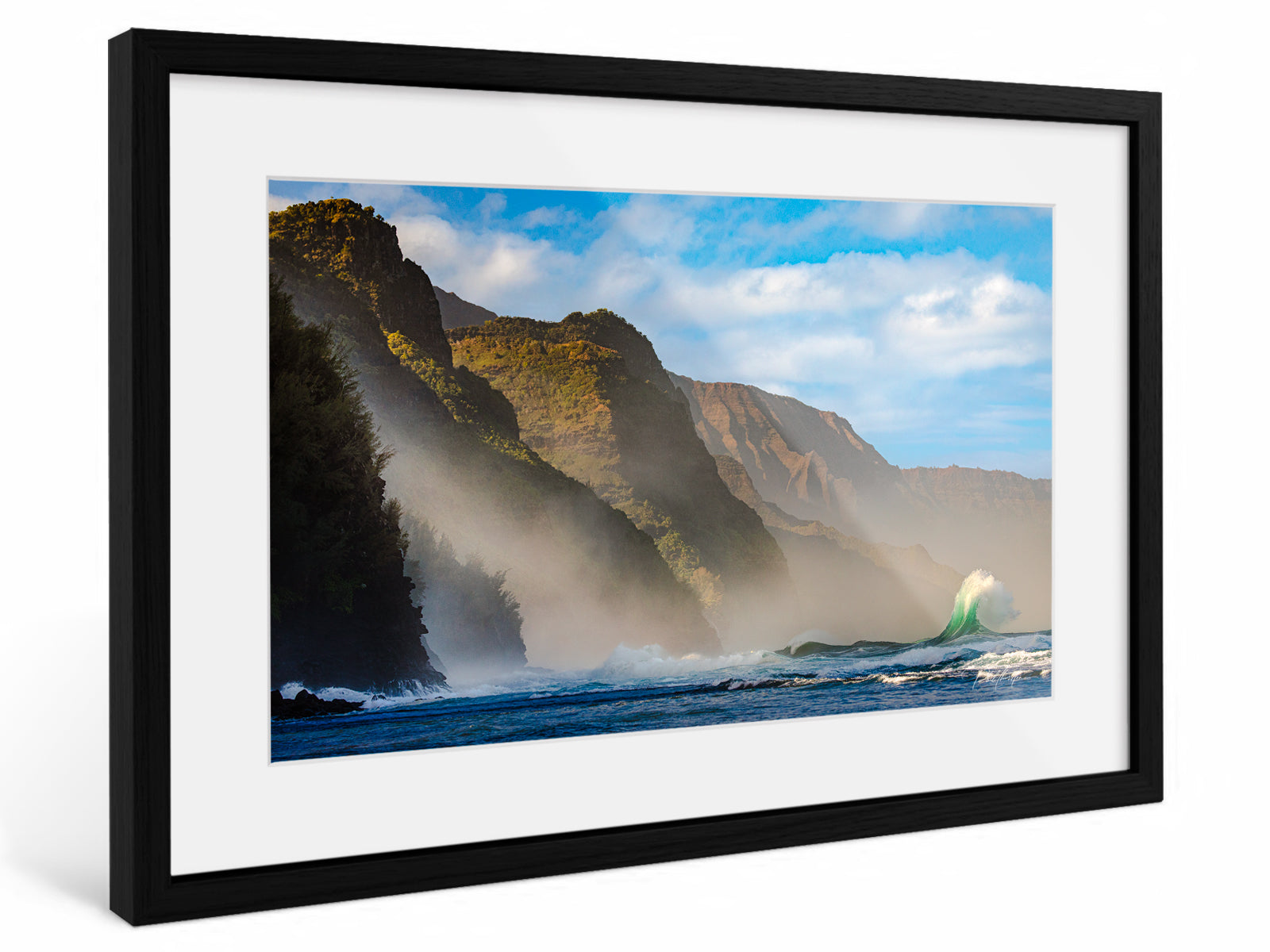 "Wave to the Mountains" - Fine Art Print