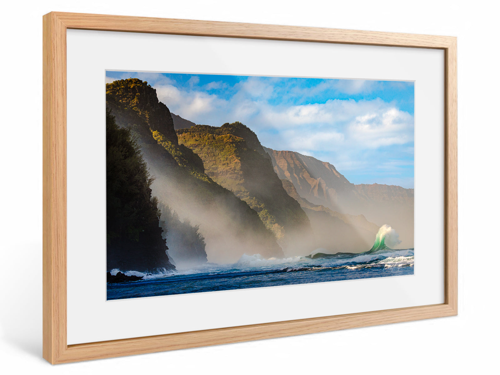 "Wave to the Mountains" - Fine Art Print