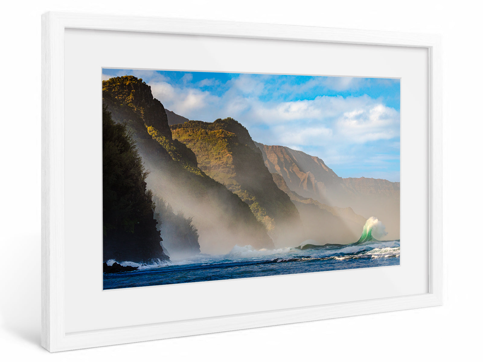 "Wave to the Mountains" - Fine Art Print