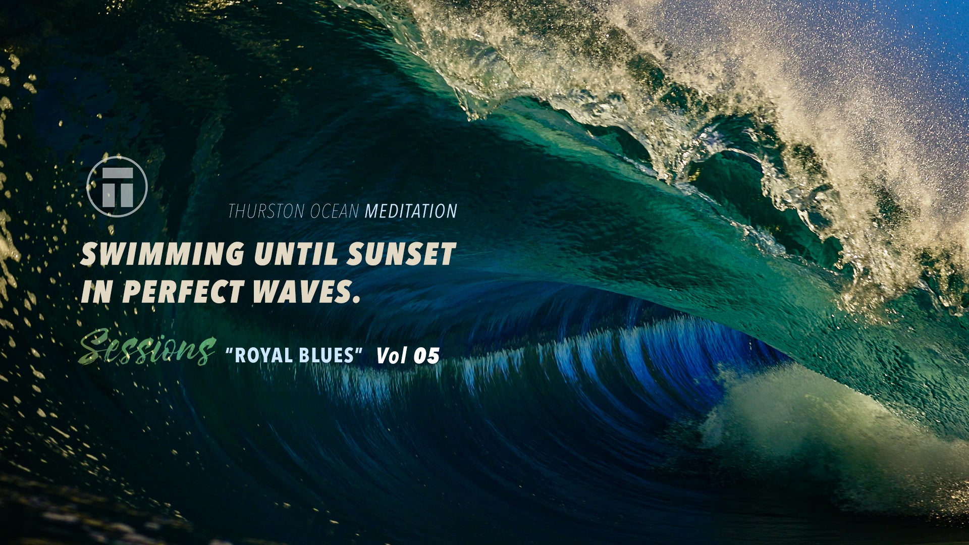 What it's like swimming until sunset in perfect waves. Sessions Vol 05 - "Royal Blues"